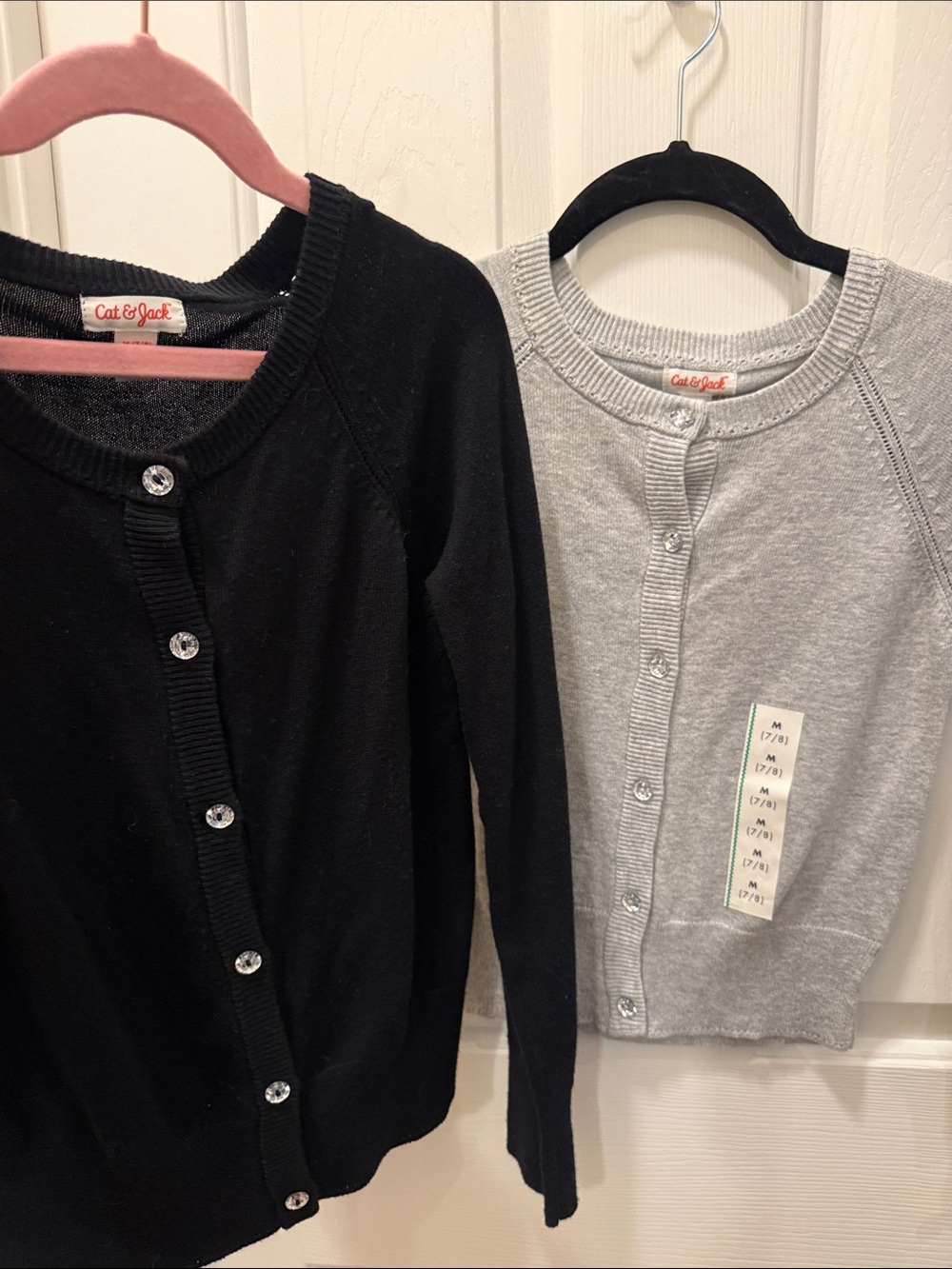Cat & Jack Black Button-Up Kids Cardigan